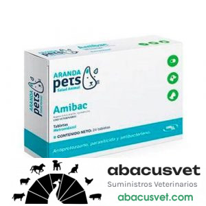 Amibac caja de 24 tabletas - SUVET