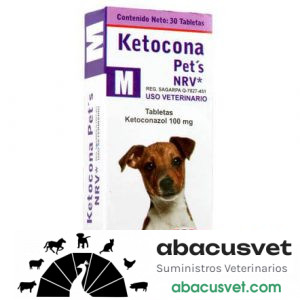 Ketocona-Pet´s NRV caja con 30 tabletas de 100 mg - SUVET