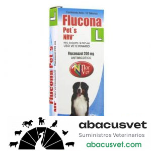 Flucona-Pet´s NRV L caja con 10 tabletas de 200 mg - SUVET