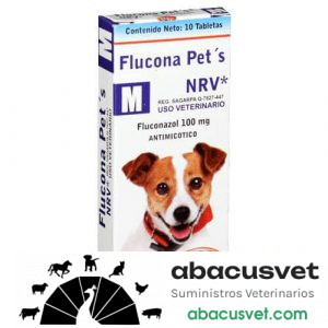 Flucona-Pet´s NRV M caja con 10 tabletas de 100 mg - SUVET