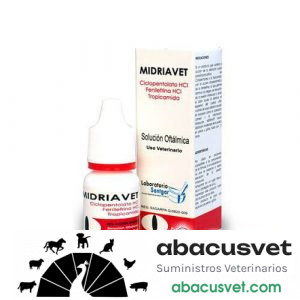 MIDRIAVET (Ciclopentolato ) gotero de 5 ml - SUVET