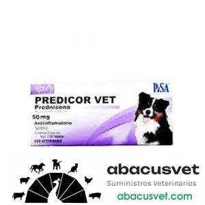 PREDICOR VET  caja con 20 tabletas de 50 mg - SUVET