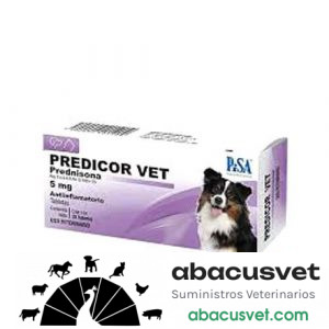 PREDICOR VET  caja con 20 tabletas de 5 mg - SUVET