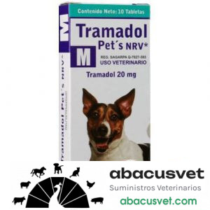 Tramadol Pet´s M caja con 10 tabletas de 20 mg - SUVET
