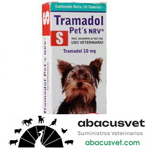 Tramadol Pet´s S caja con 10 tabletas de 10 mg - SUVET