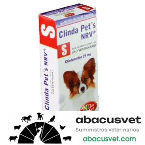 Clinda Pet´s S caja con 30 tabletas de 25 mg - SUVET