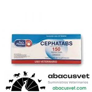 Cephatabs 150 caja con 30 tabletas de 150 mg - SUVET