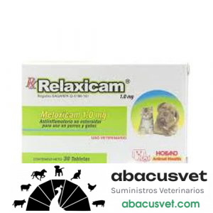 Rx Relaxicam  caja con 30 tabletas de 1 mg - SUVET