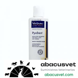 PYOBEN (shampoo Dermatológico) frasco de 250 ml - SUVET