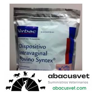 Dispositivo Intravaginal Bovino Syntex  Bolsa con 10 dispositivos de 1 gr - SUVET