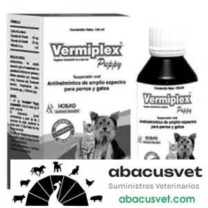 VERMIPLEX PUPPY 120ML.  frasco de 120 ml - SUVET