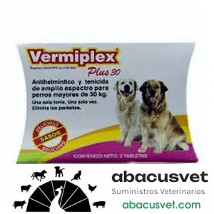 VERMIPLEX PLUS 30 blister de 2 tabletas - SUVET