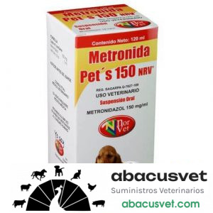 METRONIDA PET´S 150 mg/ml frasco de 120 ml - SUVET