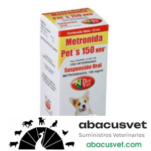 METRONIDA PET´S 150 mg/ml frasco de 15 ml - SUVET