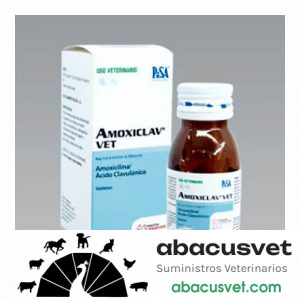 Amoxiclav VET caja de 14 tabletas - SUVET