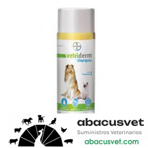 Vetriderm Shampoo  frasco de 350 ml - SUVET