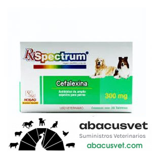Cefalexina 300 mg caja de 20 tabletas - SUVET
