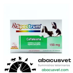 Cefalexina 150 mg caja de 20 tabletas - SUVET