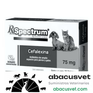 Cefalexina 75 mg caja de 20 tabletas - SUVET