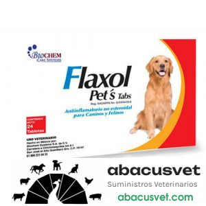 Flaxol Pets tabs caja de 24 tabletas - SUVET