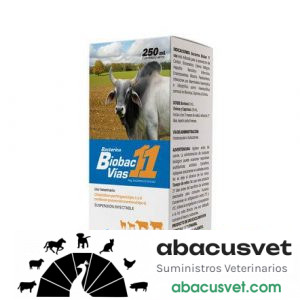 Bacterina BIOBAC 11 Vías 20 Ds frasco de 100 ml - SUVET