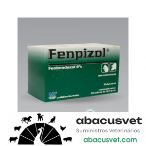 FENPIZOL 4% caja con 50 sobres de 12.5 gr - SUVET