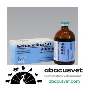 SEBACICLINA 50 inyectable frasco de 500 ml - SUVET