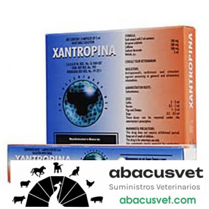 XANTROPINA (Sulfato de Atropina) empaque con 5 dosis de 5 ml - SUVET