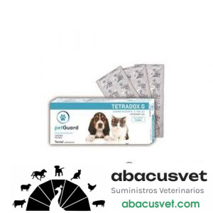 TETRADOX G  frasco de 30 tabletas - SUVET