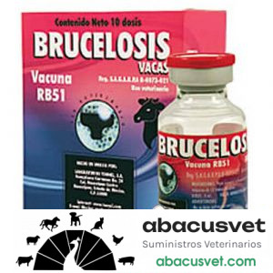 RB51 Brucelosis Vacas (25 dosis) LA ORIGINAL frasco de 50 ml - SUVET