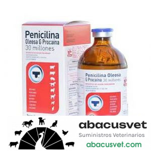 PENICILINA G. PROCAINA OLEOSA (30 millones) frasco de 100 ml - SUVET