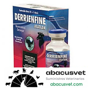 DERRIENFINE vacuna contra el Derriengue cepa Acatlán V-319 (10 + 1 dosis) frasco de 22 ml - SUVET