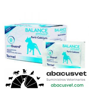 BALANCE PETGUARD FORTI-CALCIUM caja de 10 sobres - SUVET