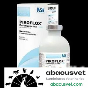 PIROFLOX 5% inyectable frasco de 50 ml - SUVET