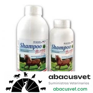 Shampoo con Zábila para caballo aroma floral frasco de 1 lt - SUVET